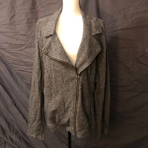 EUC Old Navy Moto Sweatshirt Jacket